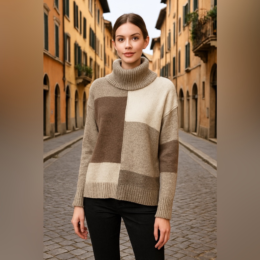 Absolutely Famous Textured Knit Sweater